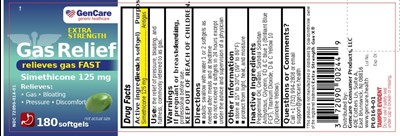 Pl0164-01 Gc Gas Relief-125mg Extra Strength 180ct (Pl0164 01 Gc Gas Relief 125mg Extra Strength 180ct)